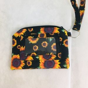Sunflower ID Wallet with Key FOB